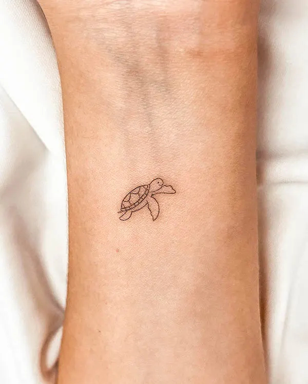 Small Turtle Tattoos
